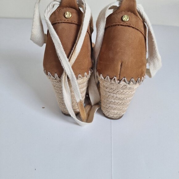 Sam Edelman Patsy suede wedge strap sandals size 8 - Picture 9 of 9